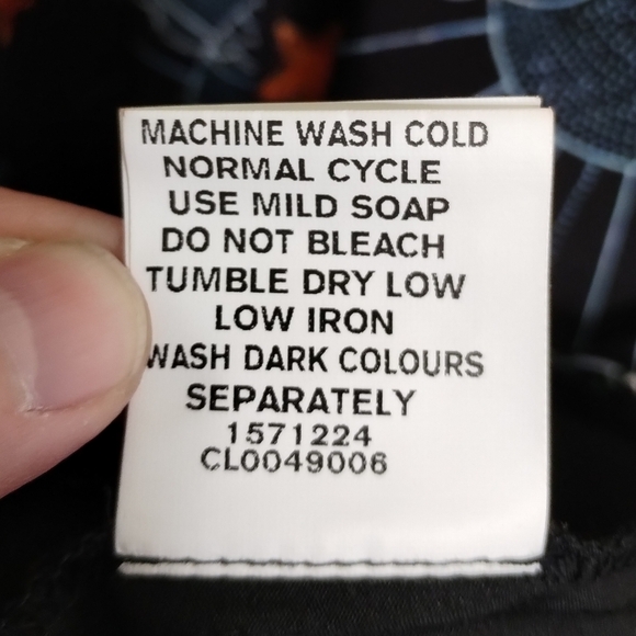 eShakti Pintuck Pleat Lace Trim Constellation Print Crepe Dress Custom Size - Picture 7 of 7